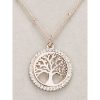 Newgrange Rose Gold Tree of Life Pendant