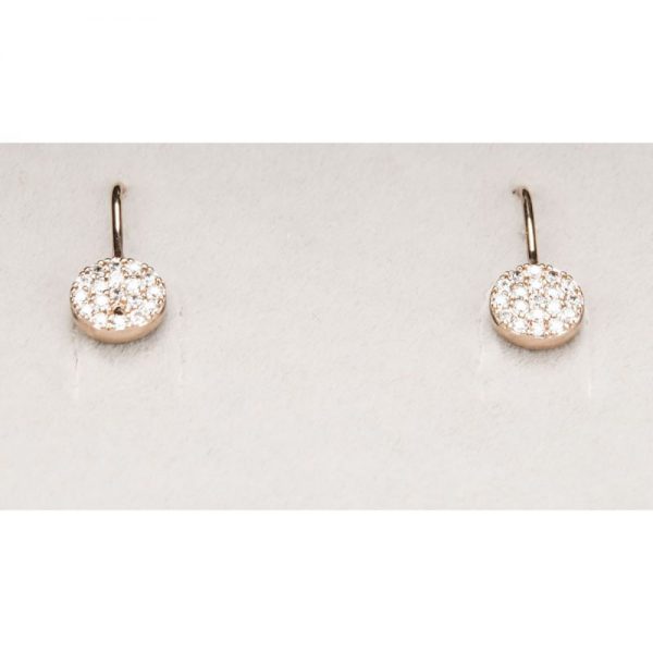 Newgrange Rose Gold Droplet Earrings