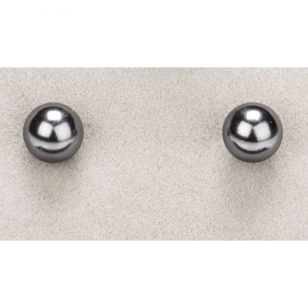 Newgrange Grey Shell Pearl Stud Earrings