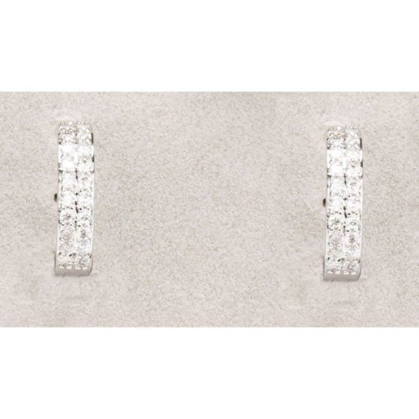 Newgrange Diamante Hoop Earrings