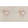 Newgrange Round Rose Gold Stud Earrings