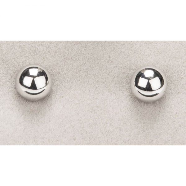 Newgrange Round Silver Stud Earrings