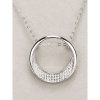 Newgrange Silver Half Moon Diamante Pendant