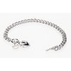 Newgrange Silver Diamante Heart Toggle Bracelet
