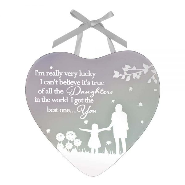 Reflections Of The Heart Mirror Plaque - Daughter