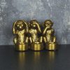 Monkey Tealight Holders See Hear Speak