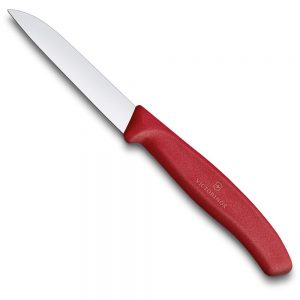 Pairing Knife Straight 8cm Red