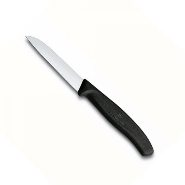Pairing Knife Straight 8cm Black