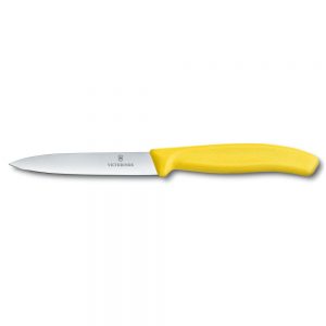 Swiss Classic Pairing Knife Straight 10cm Yellow