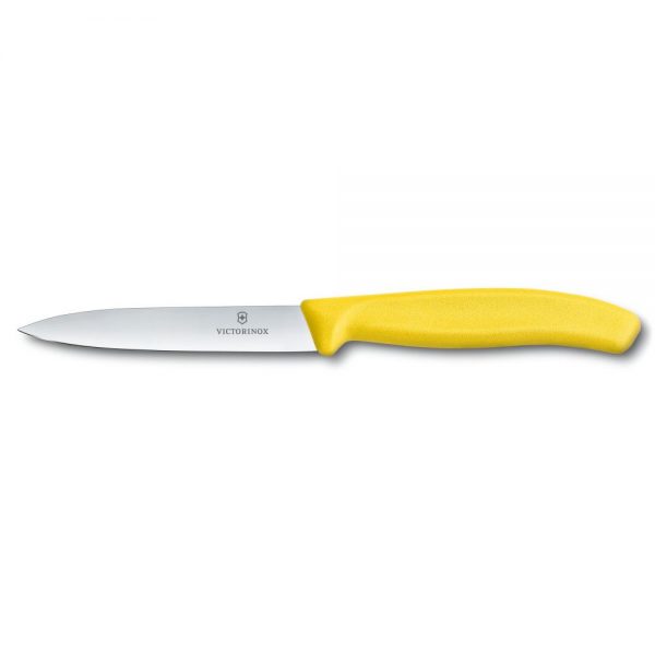 Swiss Classic Pairing Knife Straight 10cm Yellow