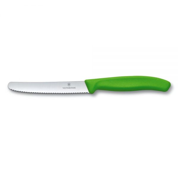 Swiss Classic Tomato & Table Knife 11cm Green