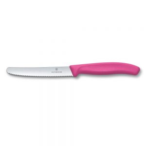 Swiss Classic Tomato & Table Knife 11cm Pink