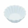 White Porcelain Fluted Mini Dish 7.4 x 2.8cm