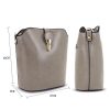 Gessy Dark Taupe Gold Handbag