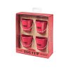Fire Bucket Egg Cups - Red 4 Pieces