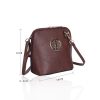 LYDC Cross Body Handbag in Coffee