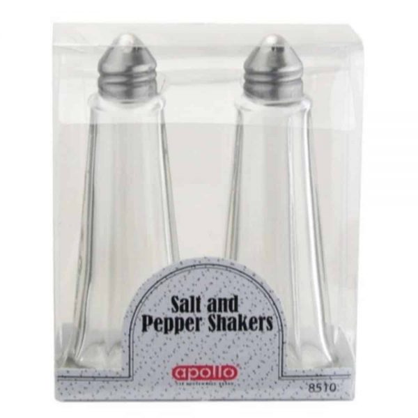 Glass Salt & Pepper Set