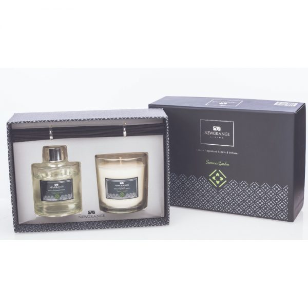 Newgrange Summer Garden Candle and Diffuser Set