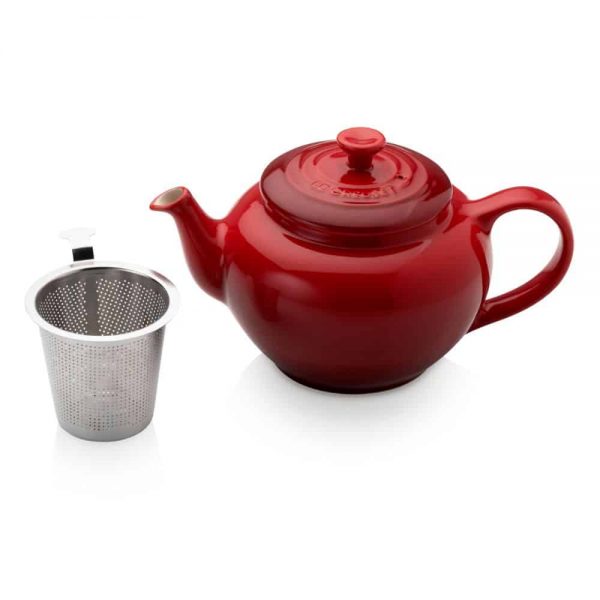 Le Creuset Petite Teapot with Steel Infuser Cerise