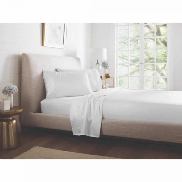 Sheridan Tencel White King Flat Sheet