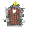 Fairy Door   Yellow Flower