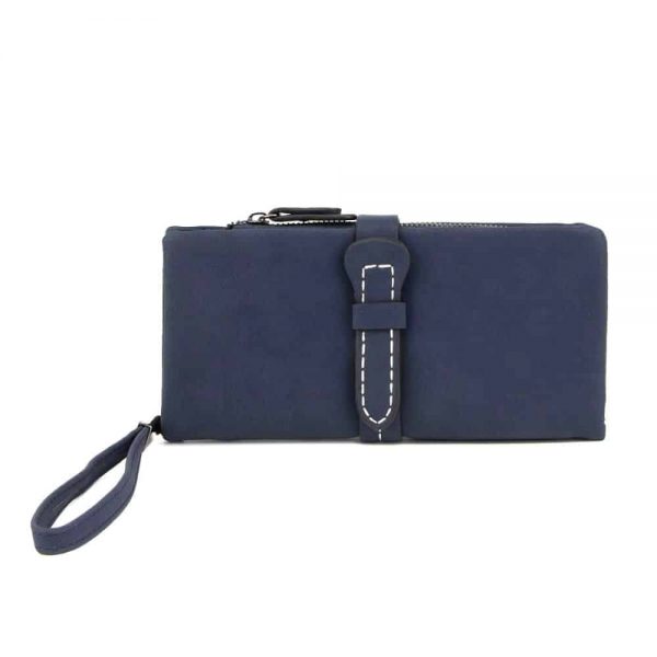 Gessy Navy Purse 9cm x 18cm