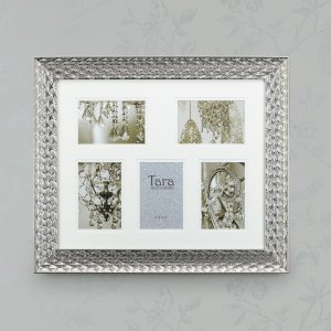 Lavelle Collage Frame Silver Five 4 X 6