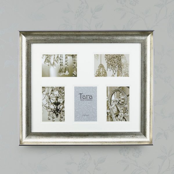 Lucy Collage Frame Champagne Five 4 X 6