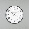 Nina Modern Clock 35cm Black