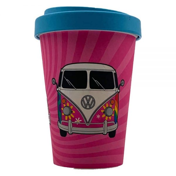 VW Campervan Love Bamboo Travel Mug