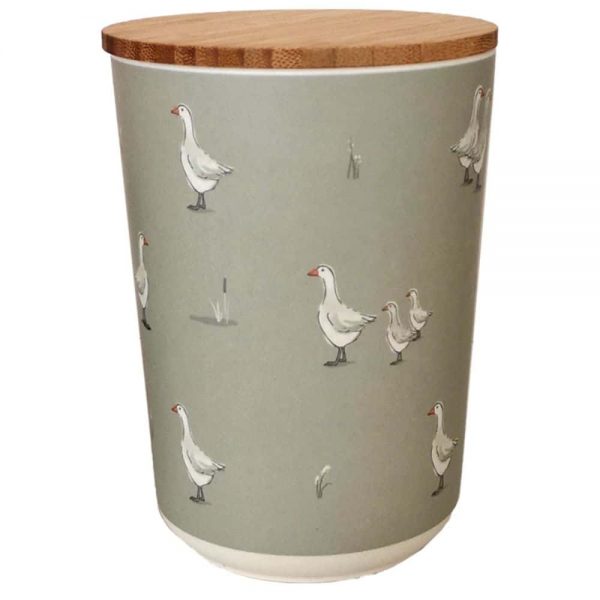 Willow Farm Bamboo Medium Round Storage Jar