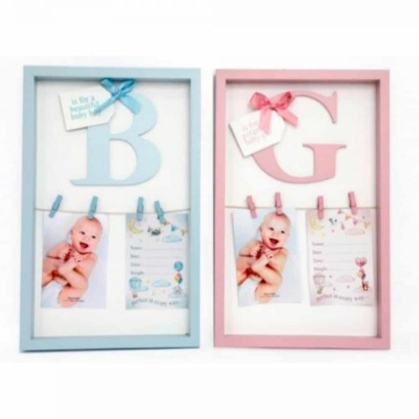 27X43cm 3D Letter Baby Peg Frame