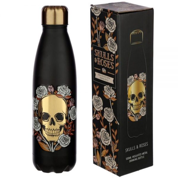 Skulls and Roses Hot and Cold Drinks Bottle 500ml