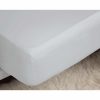 Cloud Double Fitted Sheet Percale