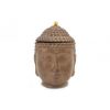 Bronze Colour Buddha Jar 22cm