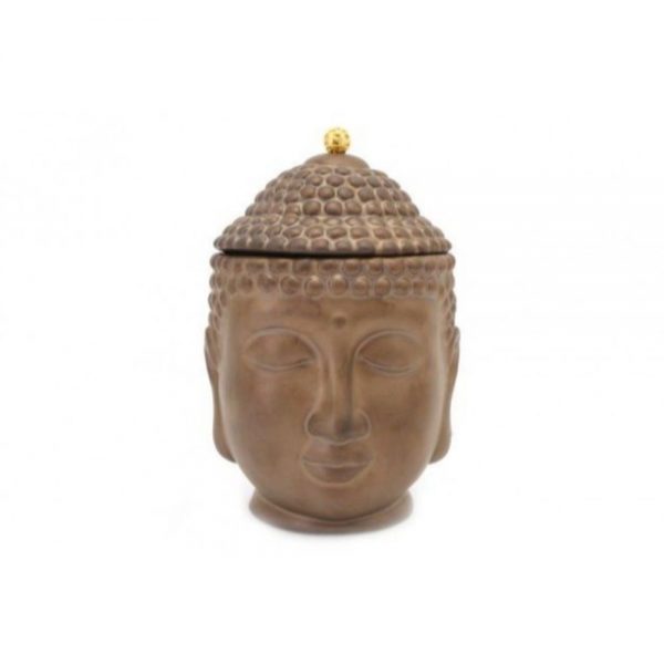 Bronze Colour Buddha Jar 22cm