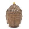 Bronze Colour Buddha Jar 18cm