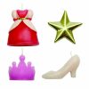 Princess Candles Set of 4