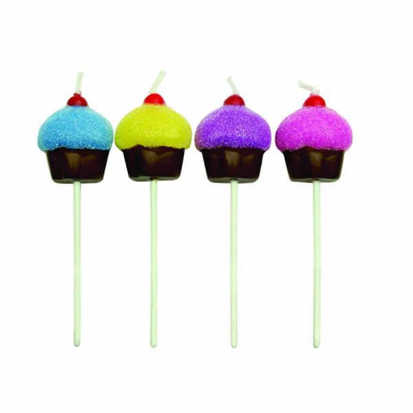 Cupcake Candles Set of 8