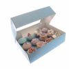 12 Cupcake Box Blue