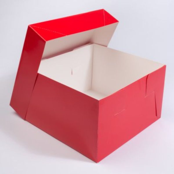 Decobake 10 inch Red Cake Box