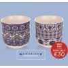 Newbridge 6 Blue Mosaic Porcelain Bowls