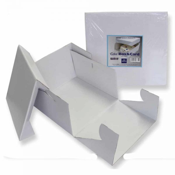 PME 6 inch White Cake Box