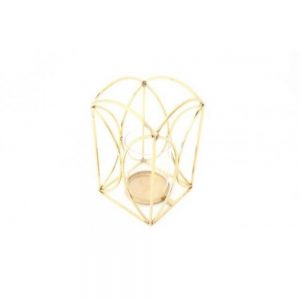 Gold Colour Lantern H18cm