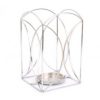 Silver Colour Lantern H23cm