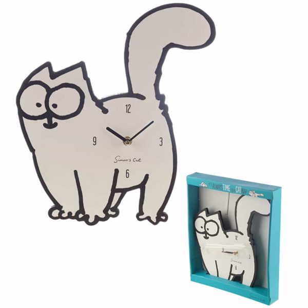 Simons Cat Shaped Picture Clock