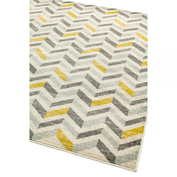 Colt Rug 120x170cm CL08 Chevron Mustard