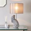 Prescilla Diamante Cat Lamp & Shade