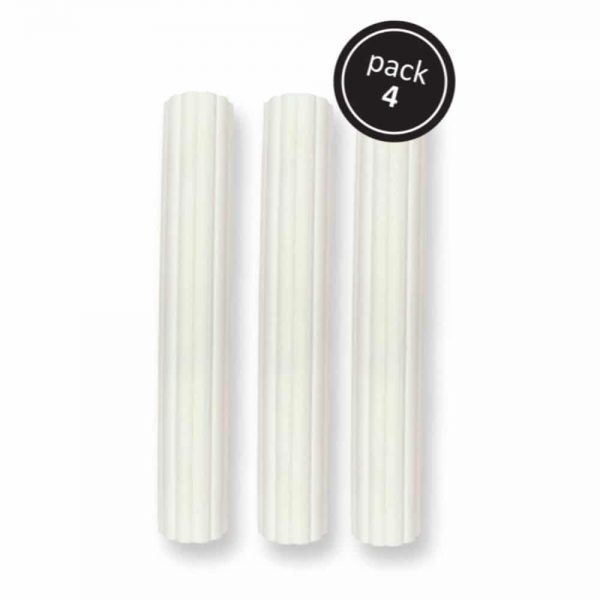 6inch Plastic Hollow Pillars 4 Pack