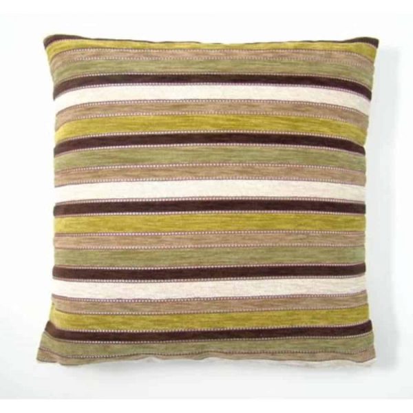 Blenheim Natural/Green Filled Cushion 40x40cm